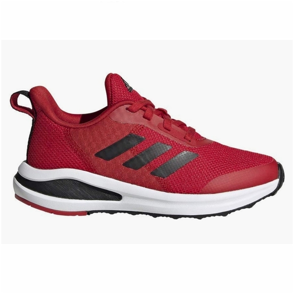 adidas Shoes | Adidas Red With Black Stripes Ortholite Running | Poshmark